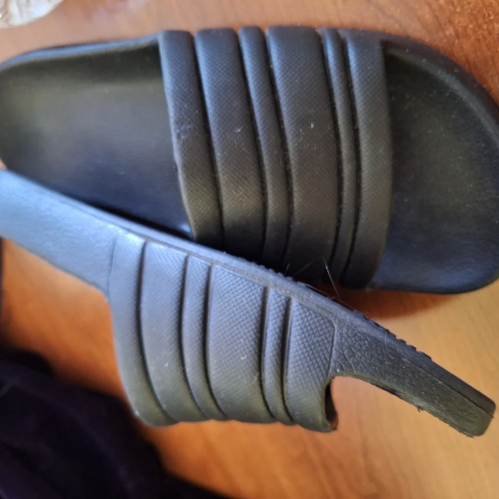 Black Slide Sandals